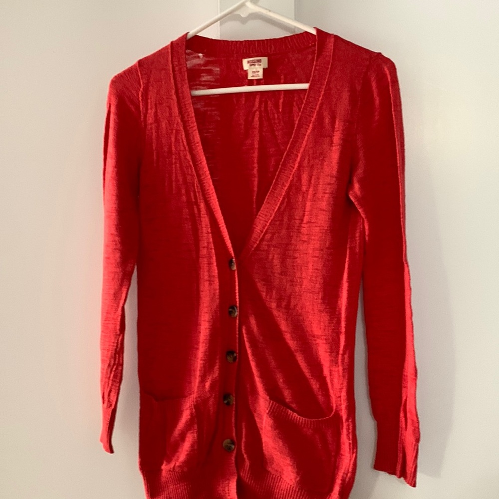 Cardigan button-up